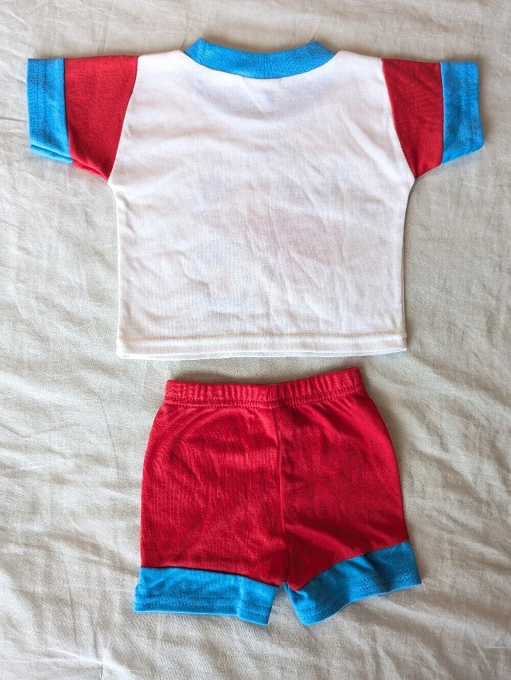 Vintage 80s Clown Infant Outfit - Rainbow Connection sz 9M